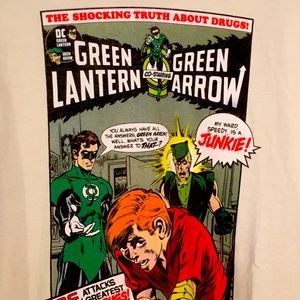 DC comics Green Lantern/Green Arrow “Drugs” T-shirt